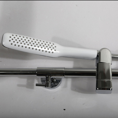 【水暖潔具批發(fā) 三檔分水淋浴套裝 全銅電鍍頂噴花灑套裝】?jī)r(jià)格,廠(chǎng)家,圖片,淋浴器/淋浴柱/花灑,南安市侖蒼奇箭衛(wèi)浴水暖配件店-