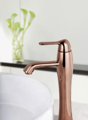 【浪浪高衛浴品牌全銅鍍玫瑰金面盆水龍頭】價格_廠家_圖片 -